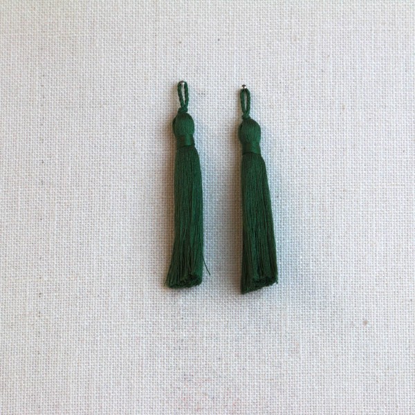 Baumwollquaste, 6 cm, Farbe 23, waldgrün