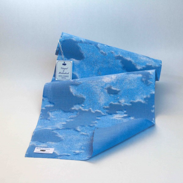 Leinenband 260 mm, Druck "Sommerhimmel", Farbe 212, hellblau