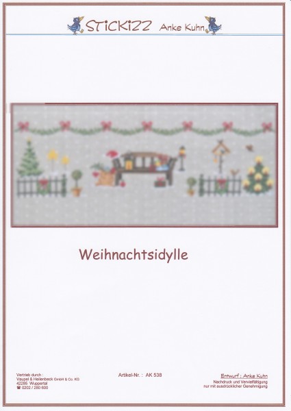 Stickizz Kreuzstich No. AK538 "Weihnachtsidylle"