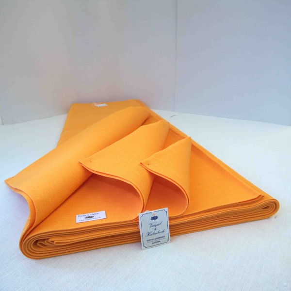 Breitware Leinen 1.800 mm, 11-fädig, uni, Farbe 222, orange