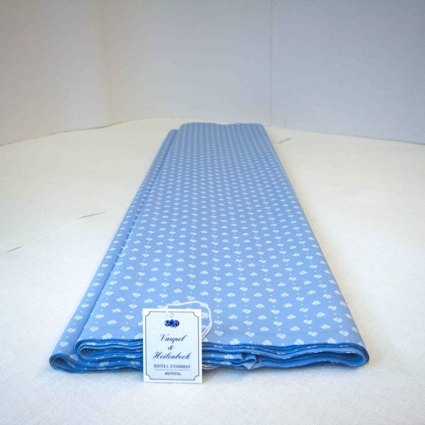 Baumwolltuch bedruckt 100% BW, 140 cm Breite, Farbe 411, hellblau