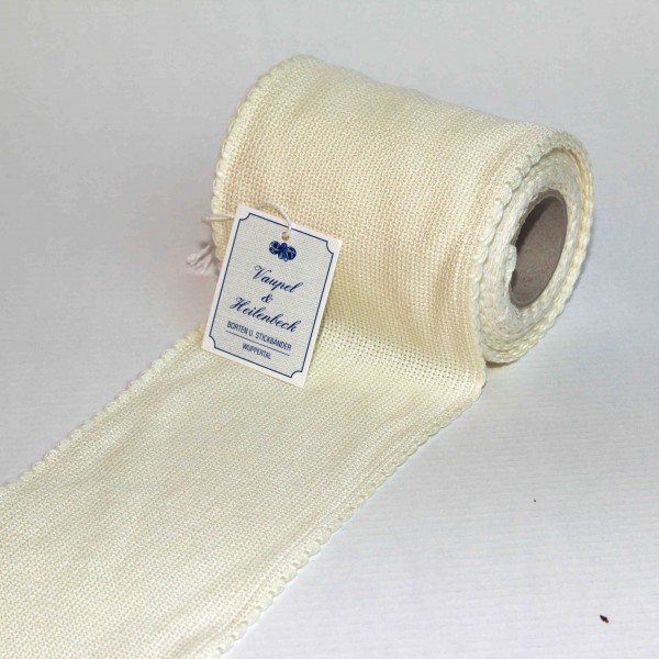 Aida-Stickband 100% BW, 100 mm, Farbe 30, beige - beige