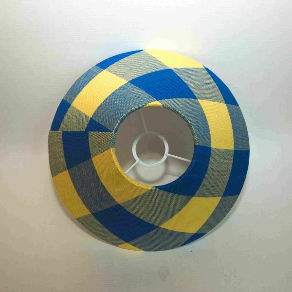 Lampenschirm Leinen, Farbe 910213, gelb - porcelana