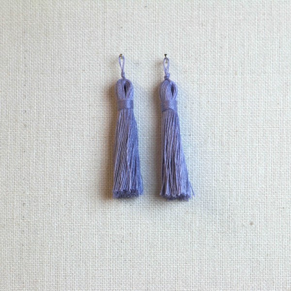 Leinenquaste 6 cm, 100% Leinen, Farbe 227, hell violett