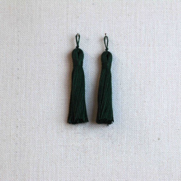 Leinenquaste 6 cm, 100% Leinen, Farbe 209, grün
